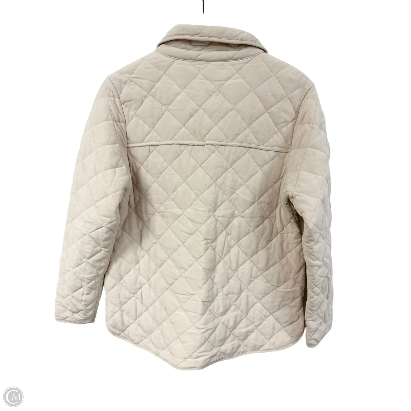 Jacket Puffer & Quilted By Maurices In Cream, Size: M