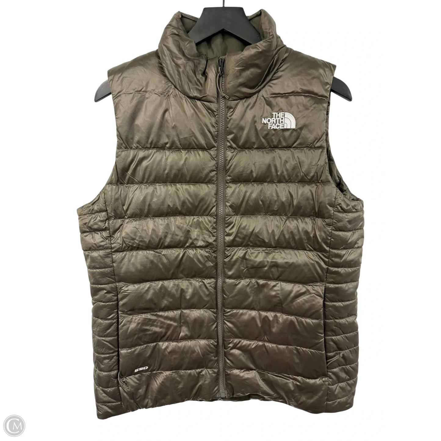 Vest Puffer & Quilted By The North Face In Green, Size: L