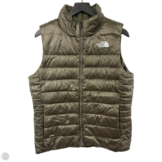 Vest Puffer & Quilted By The North Face In Green, Size: L
