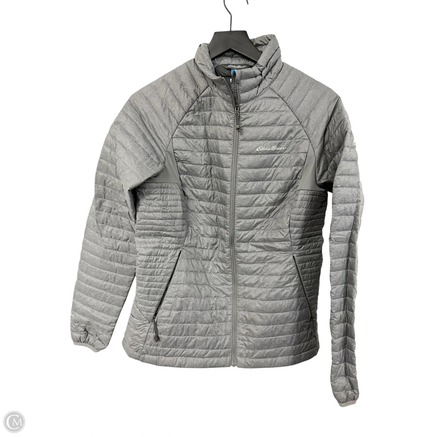 Jacket Puffer & Quilted By Eddie Bauer In Grey, Size: M