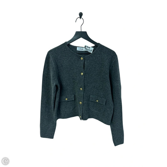 Sweater Cardigan By Clothes Mentor In Grey, Size: M