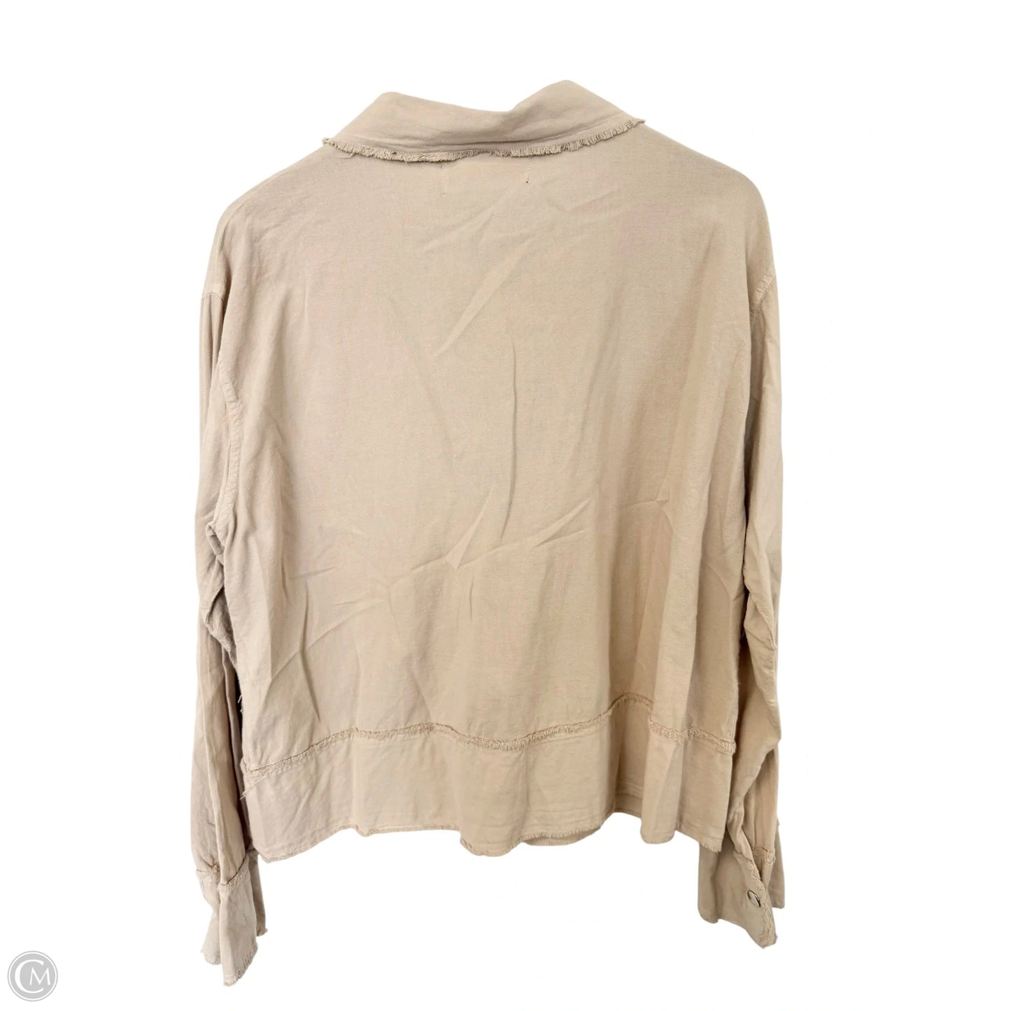 Jacket Other By Clothes Mentor In Tan, Size: Xl