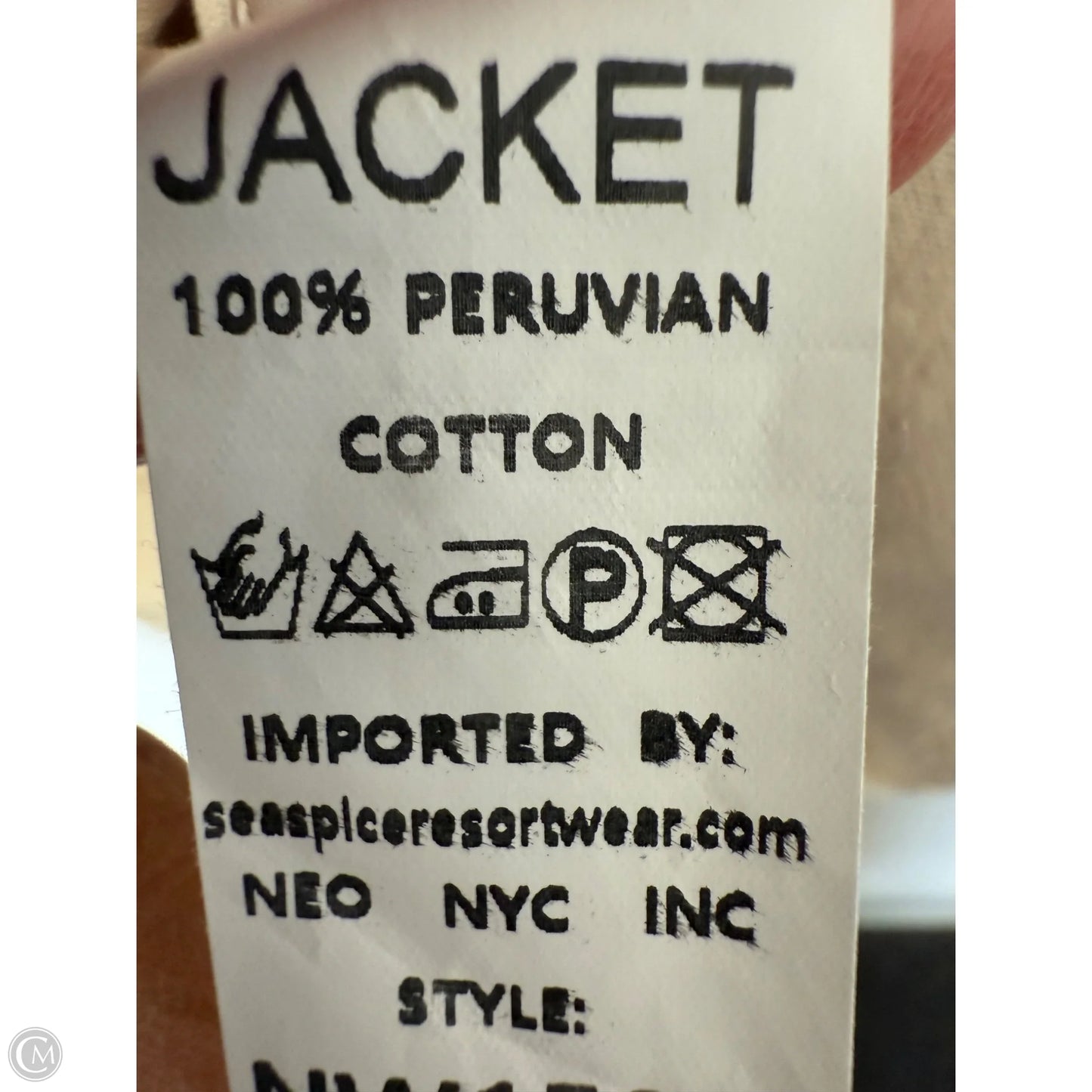 Jacket Other By Clothes Mentor In Tan, Size: Xl