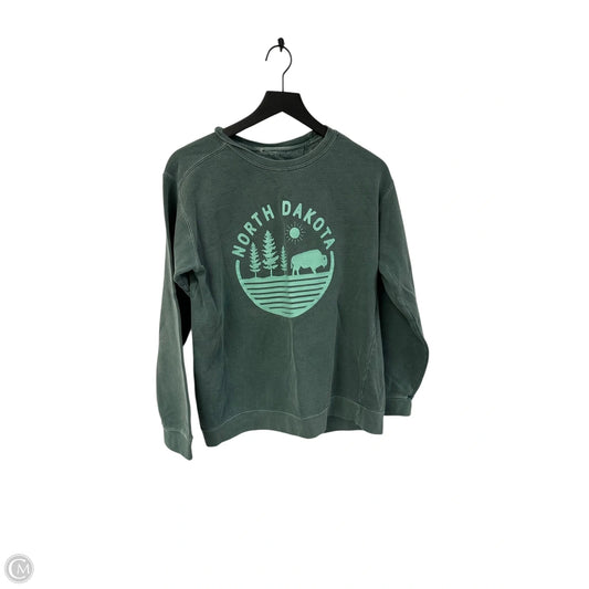 Sweatshirt Collar By Cme In Green, Size: S