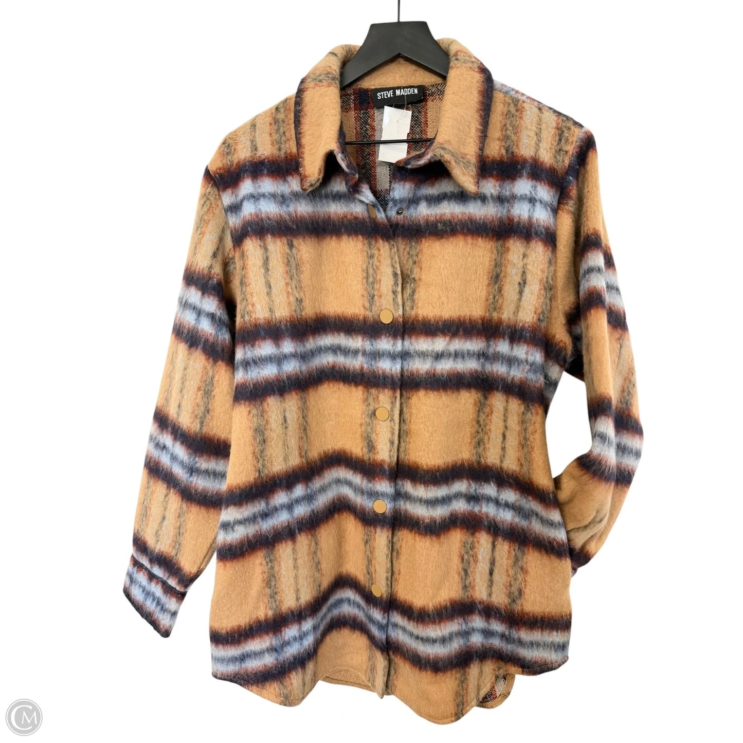 Jacket Other By Steve Madden In Blue & Brown, Size: M