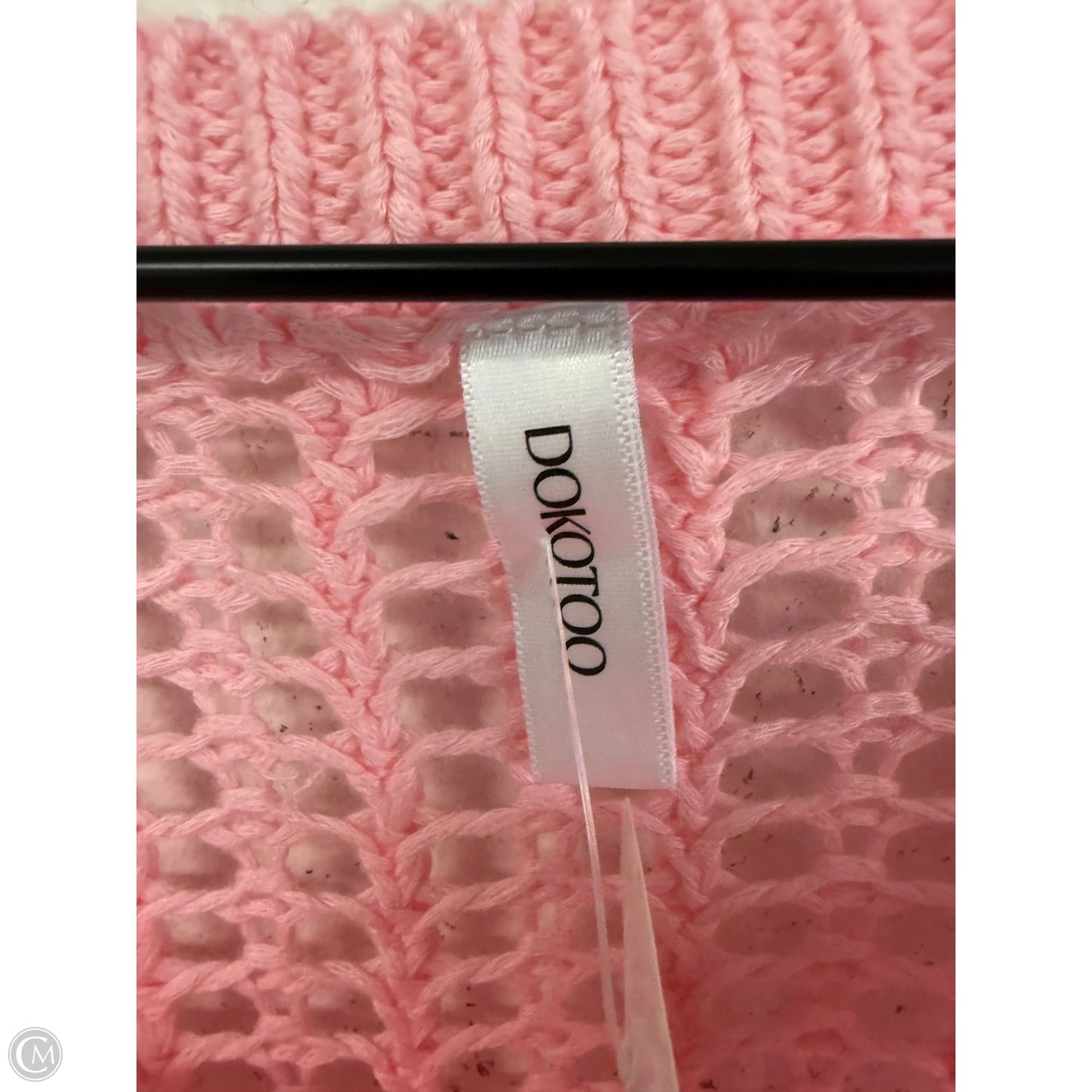 Sweater Short Sleeve By Cme In Pink, Size: M