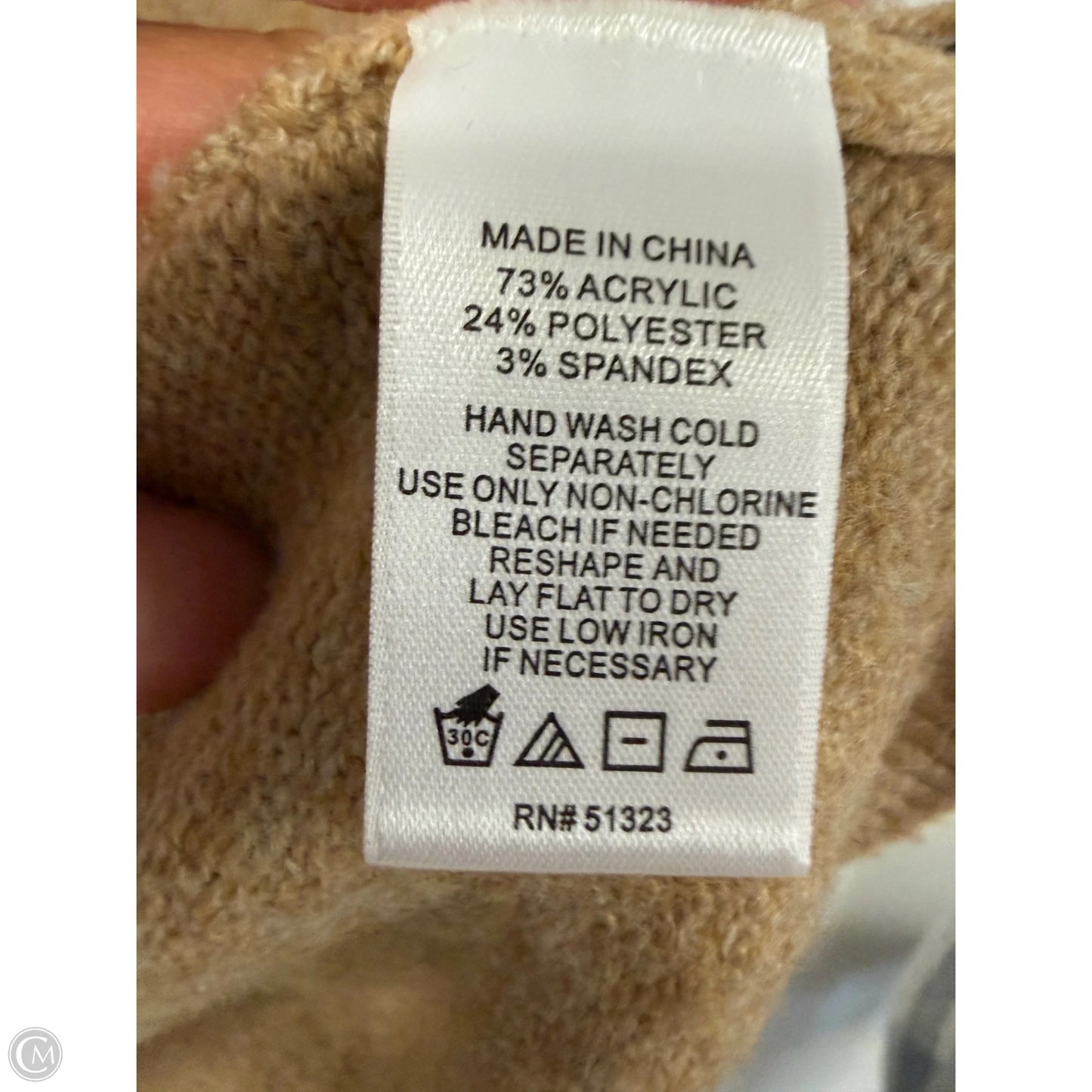 Sweater By Cece In Beige, Size: M