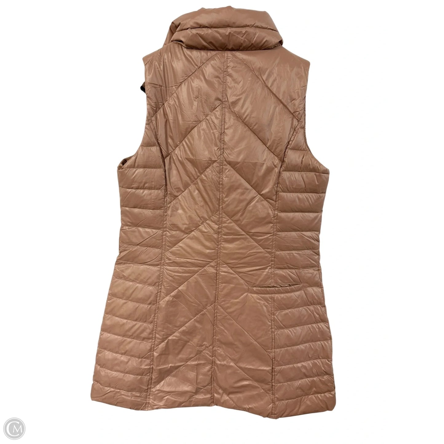 Vest Puffer & Quilted By Cmb In Beige, Size: S