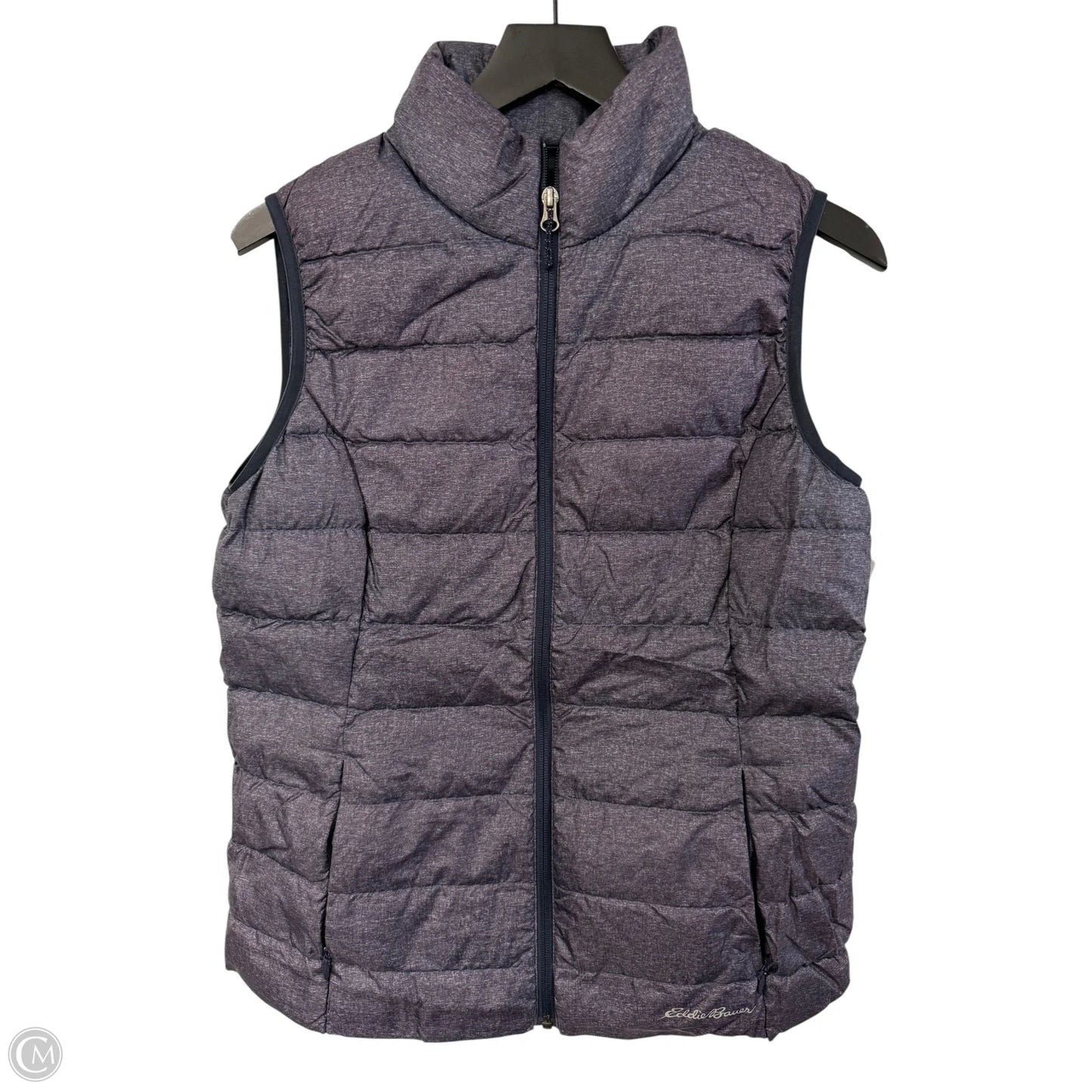 Vest Puffer & Quilted By Eddie Bauer In Purple, Size: M