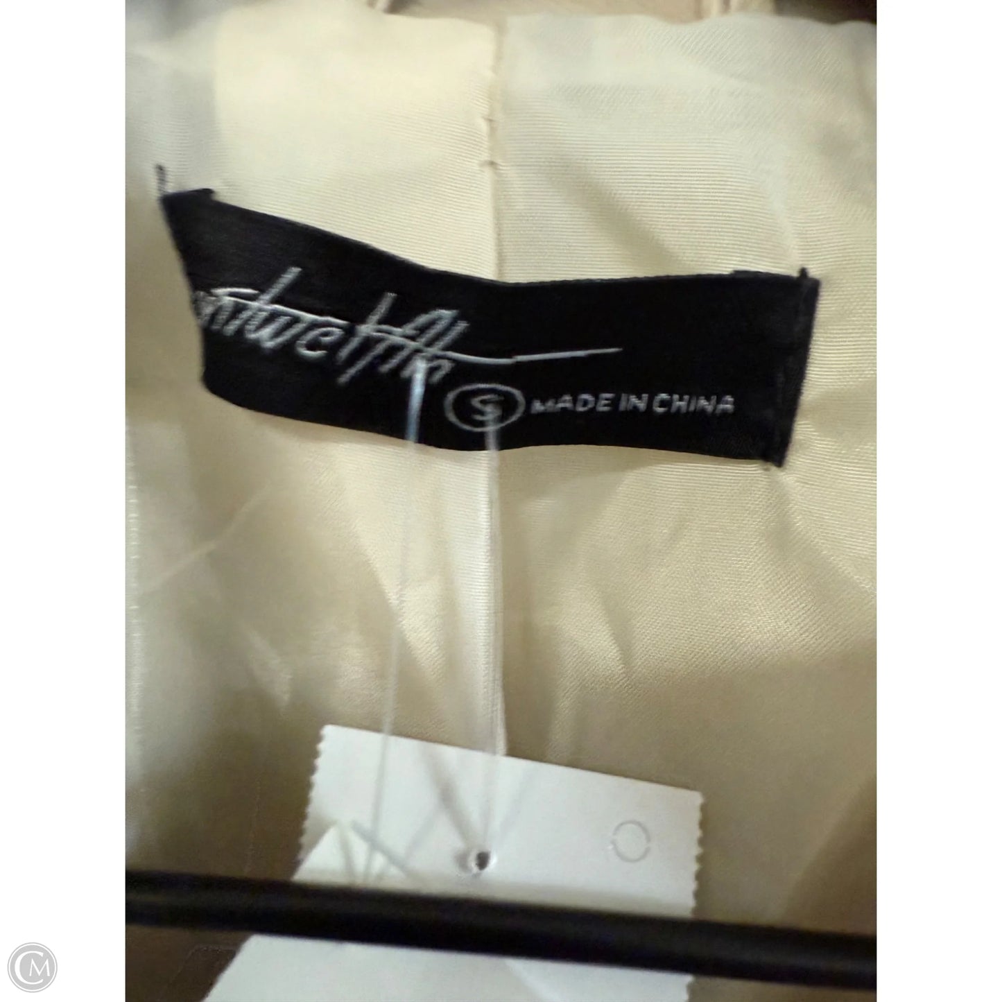 Jacket Moto By Cmc In Tan, Size: S
