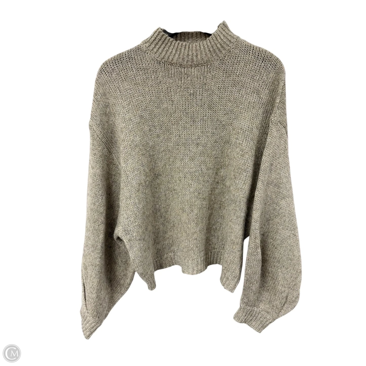 Sweater By Bb Dakota In Gold & Grey, Size: S