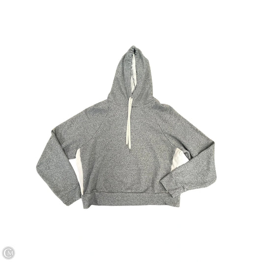Sweatshirt Hoodie By Vuori In Grey & White, Size: Xs