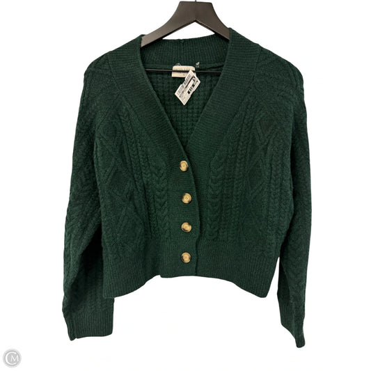 Sweater Cardigan By Dress Forum In Green, Size: M