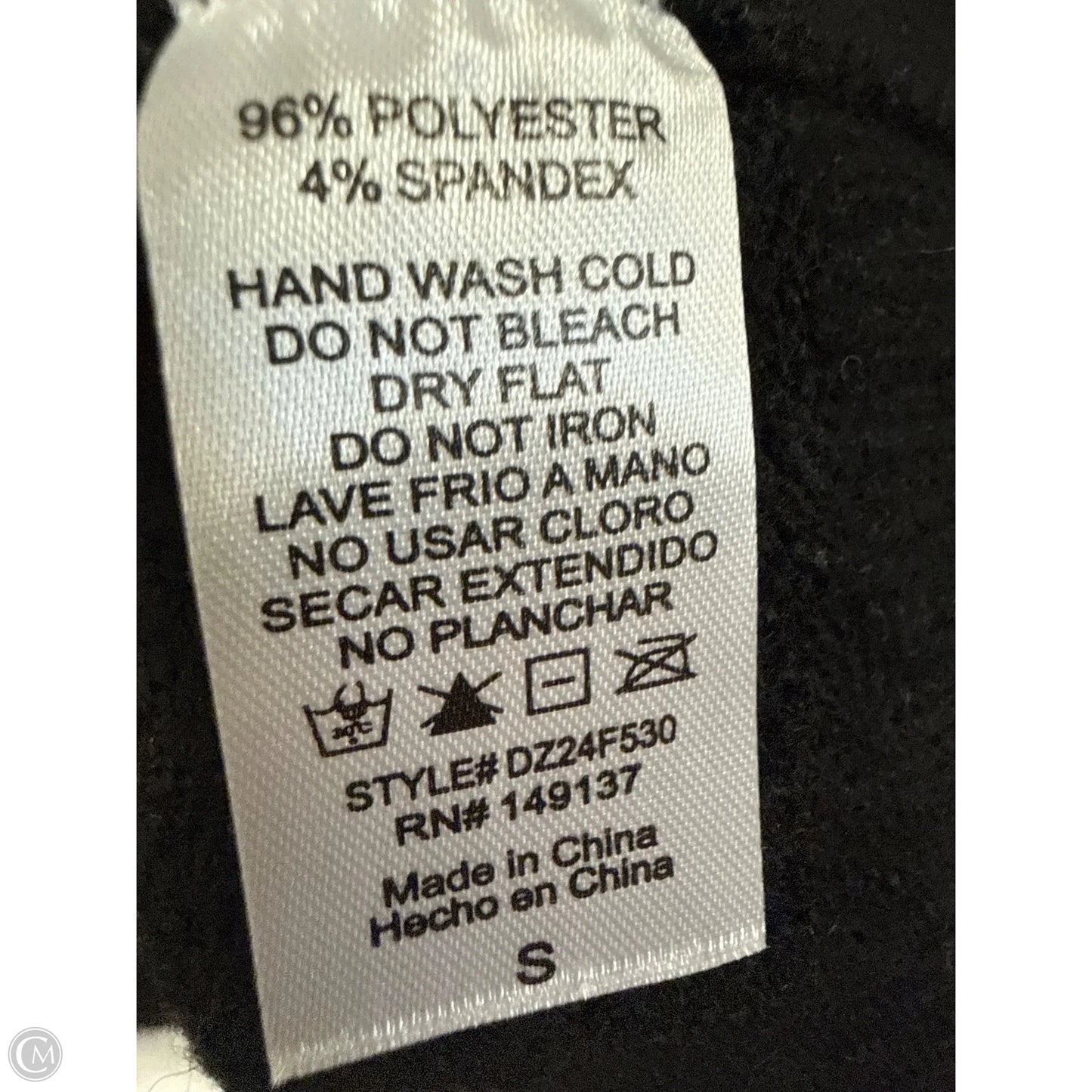 Sweater By Double Zero In Black, Size: S