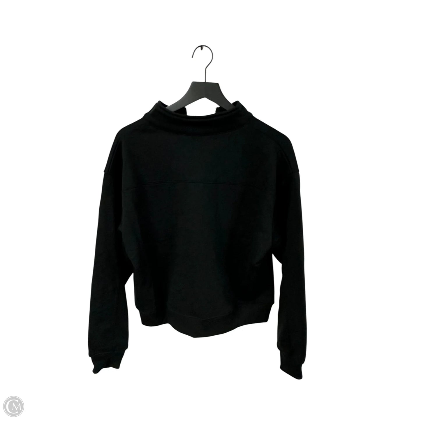Sweatshirt Collar By Zenana Outfitters In Black, Size: M