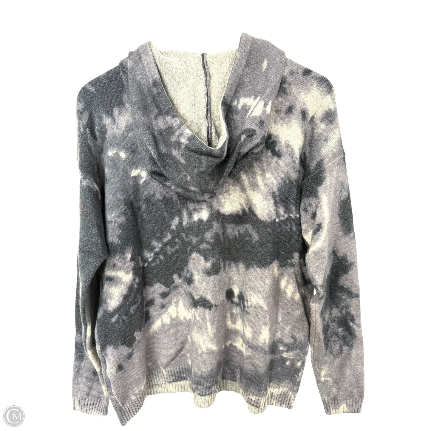 Sweater By Charlie B In Blue & White, Size: M
