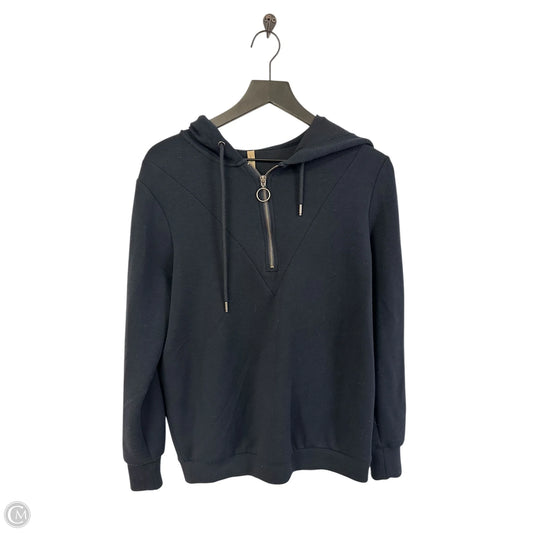 Sweatshirt Hoodie By Clothes Mentor In Navy, Size: L