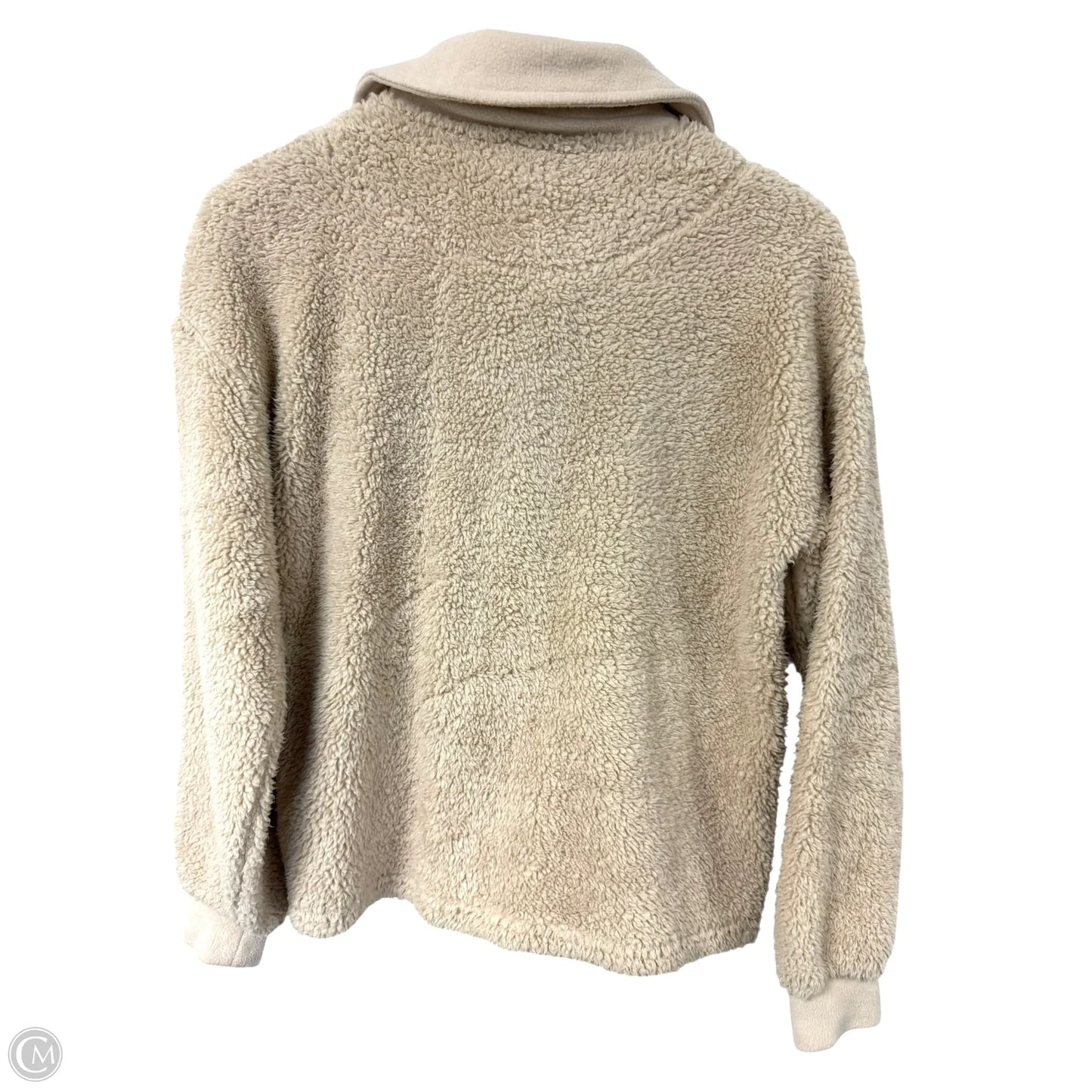 Jacket Fleece By Pink Rose In Tan, Size: Xs
