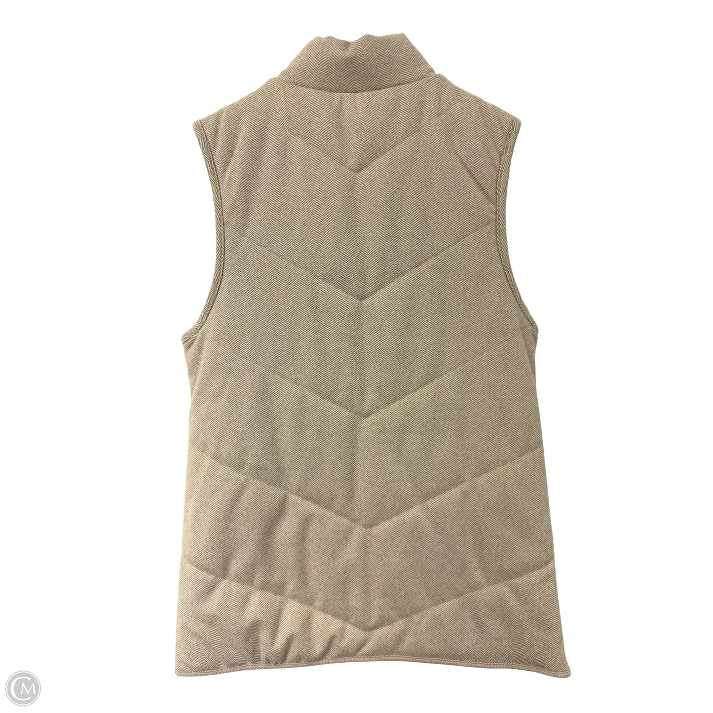 Vest Puffer & Quilted By Clothes Mentor In Beige, Size: S