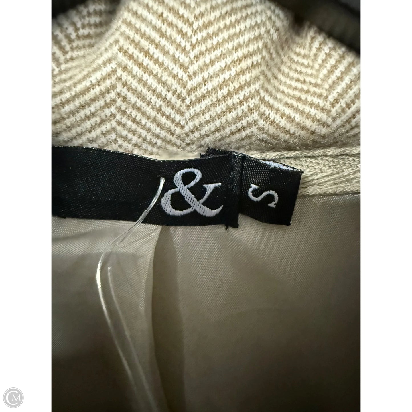Vest Puffer & Quilted By Clothes Mentor In Beige, Size: S