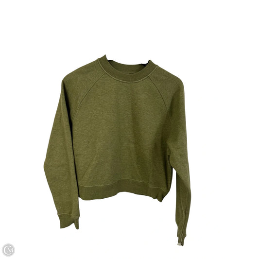Sweatshirt Crewneck By Fabletics In Green, Size: M