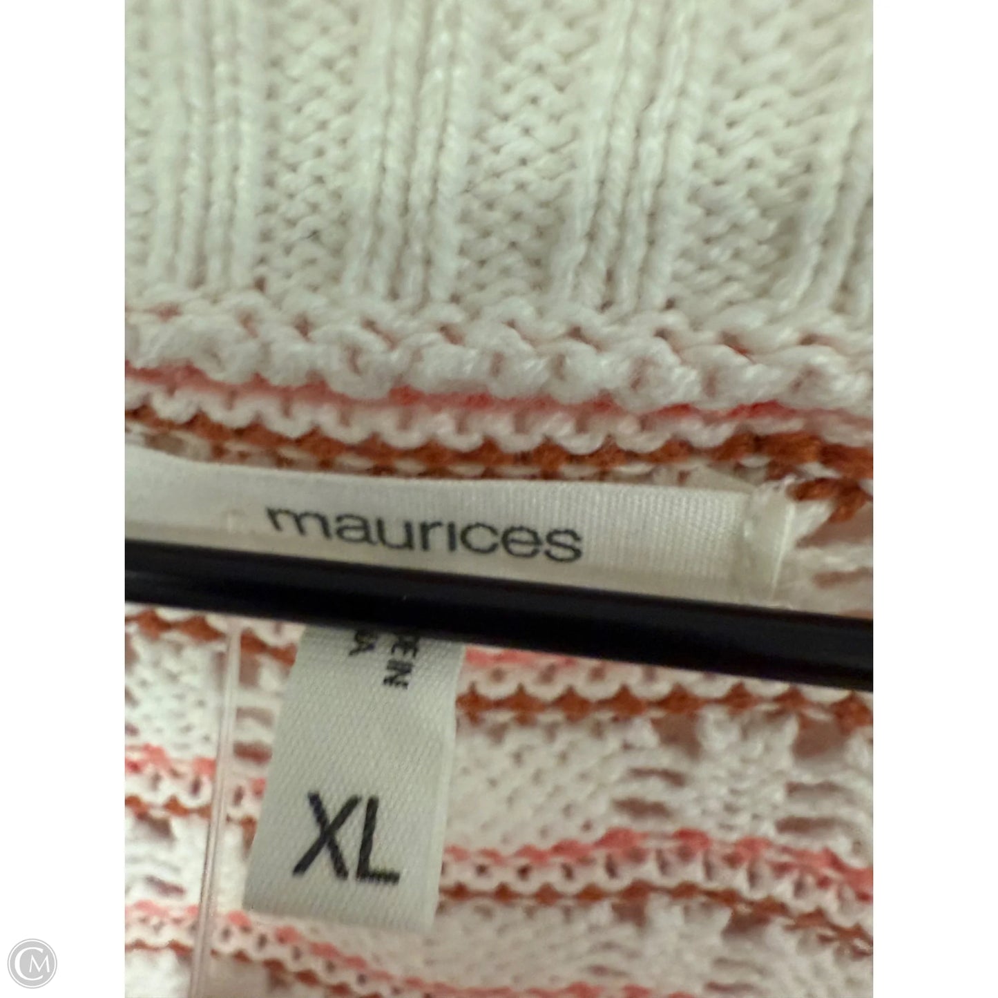 Sweater By Maurices In Brown & Pink, Size: Xl