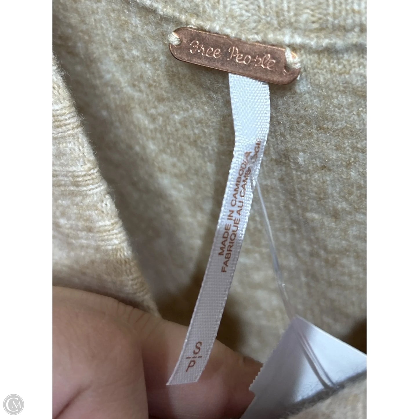 Sweater By Free People In Tan, Size: S