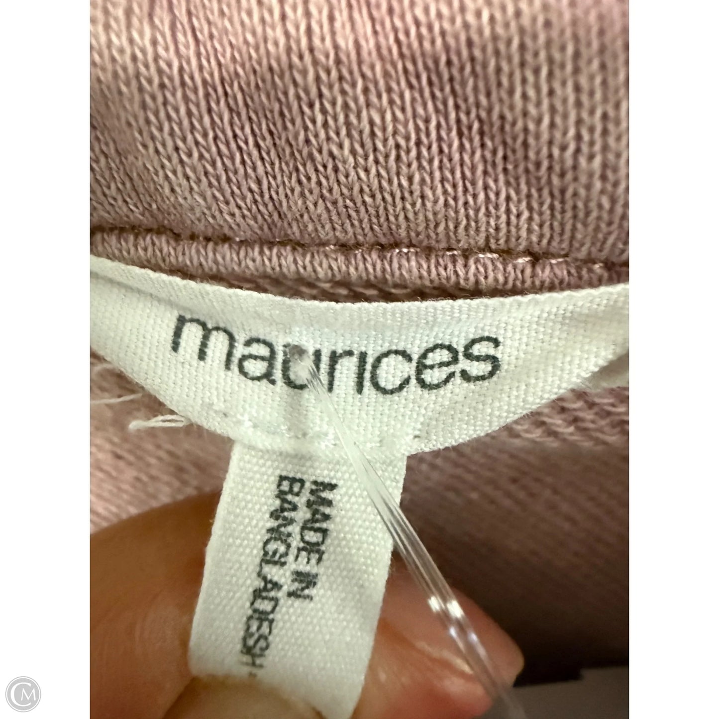 Jacket Shirt By Maurices In Pink, Size: L