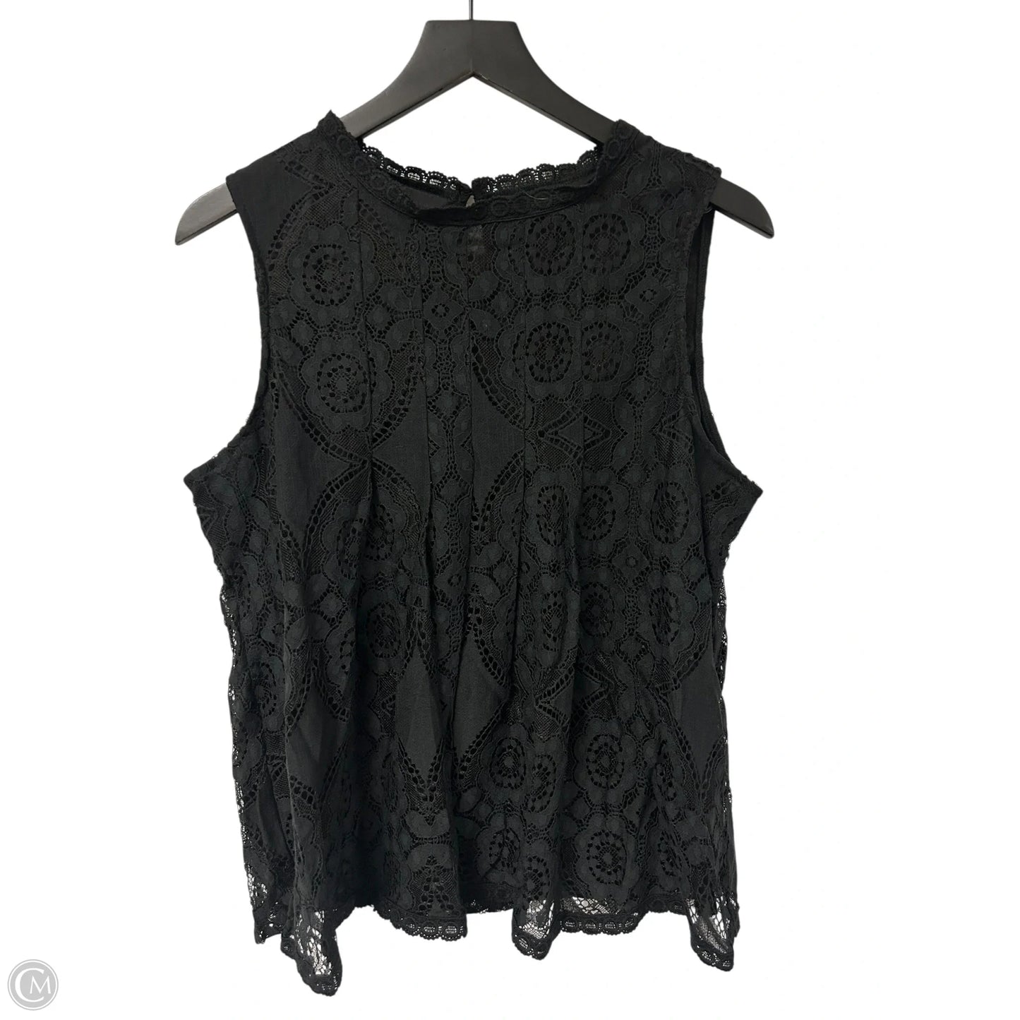 Top Sleeveless By Shein In Black, Size: 1x