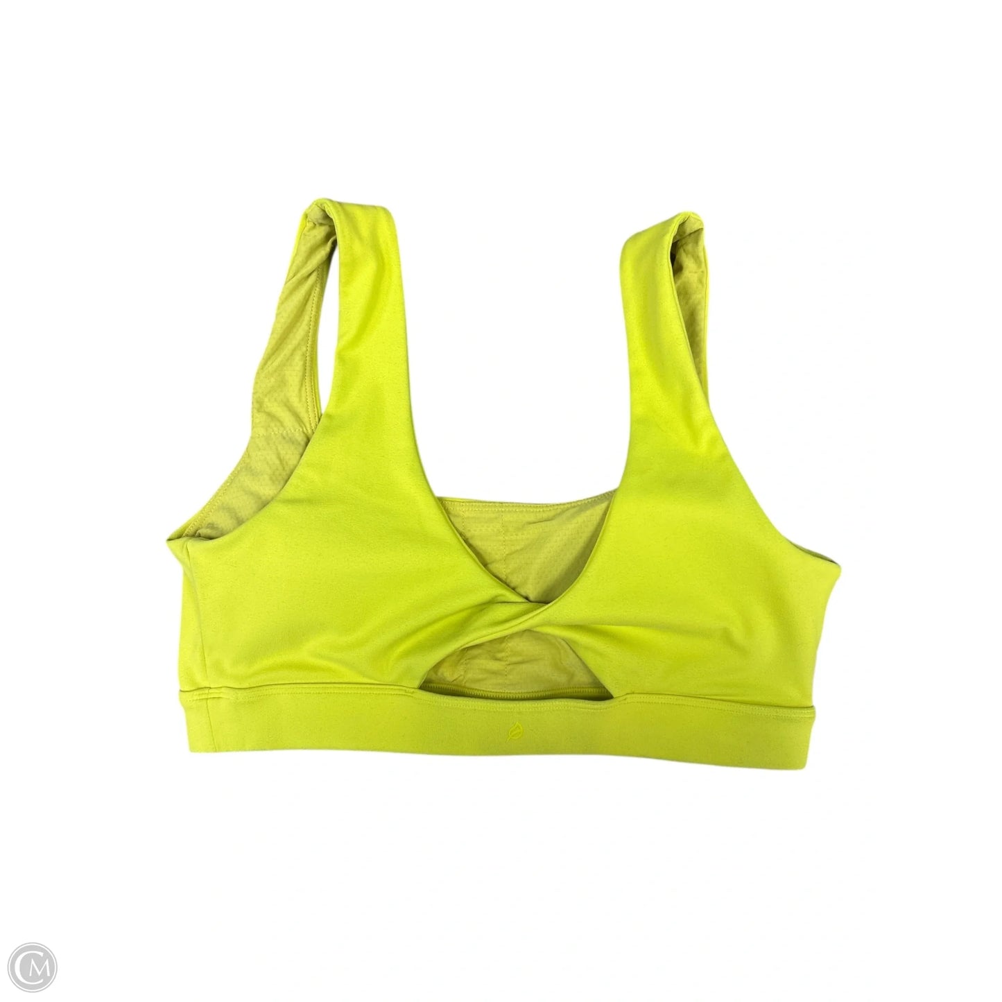 Athletic Bra By Cmc In Yellow, Size: L