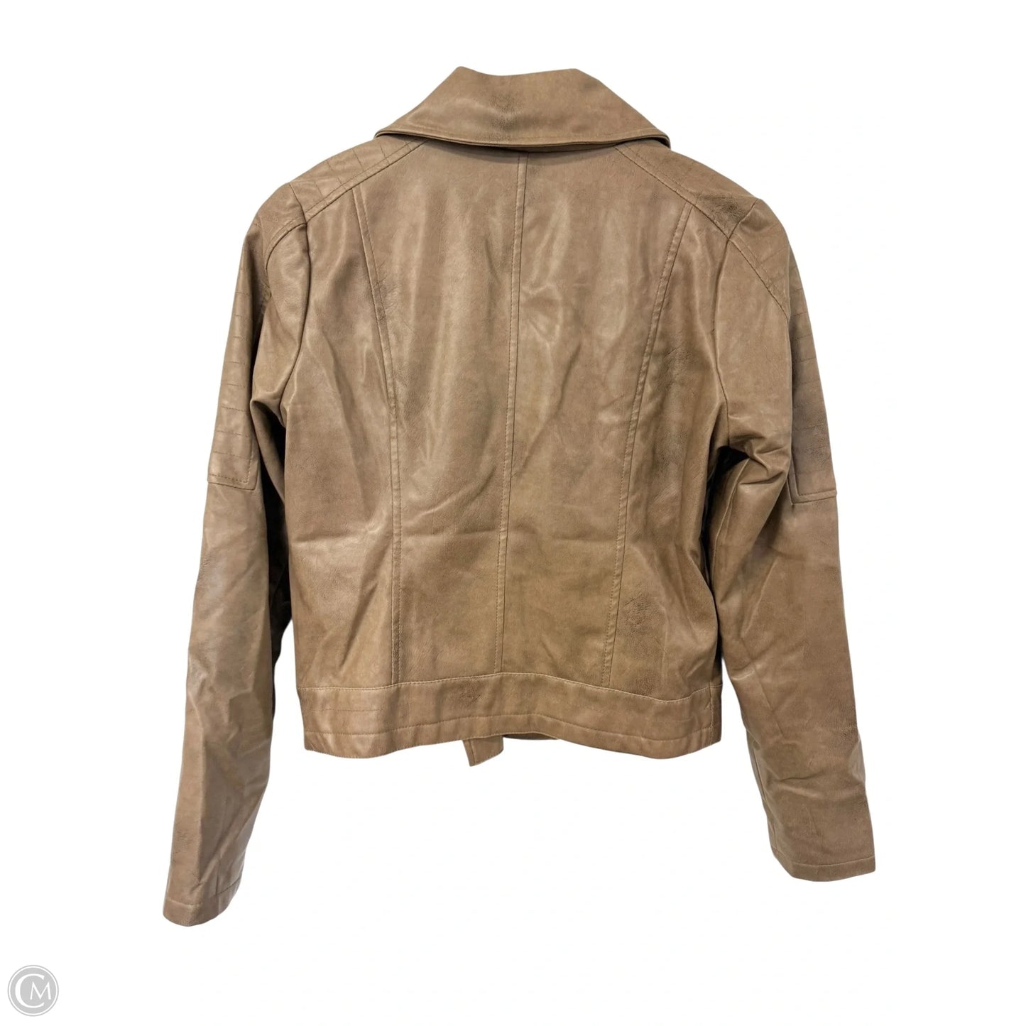 Jacket Moto By Jack In Brown, Size: M
