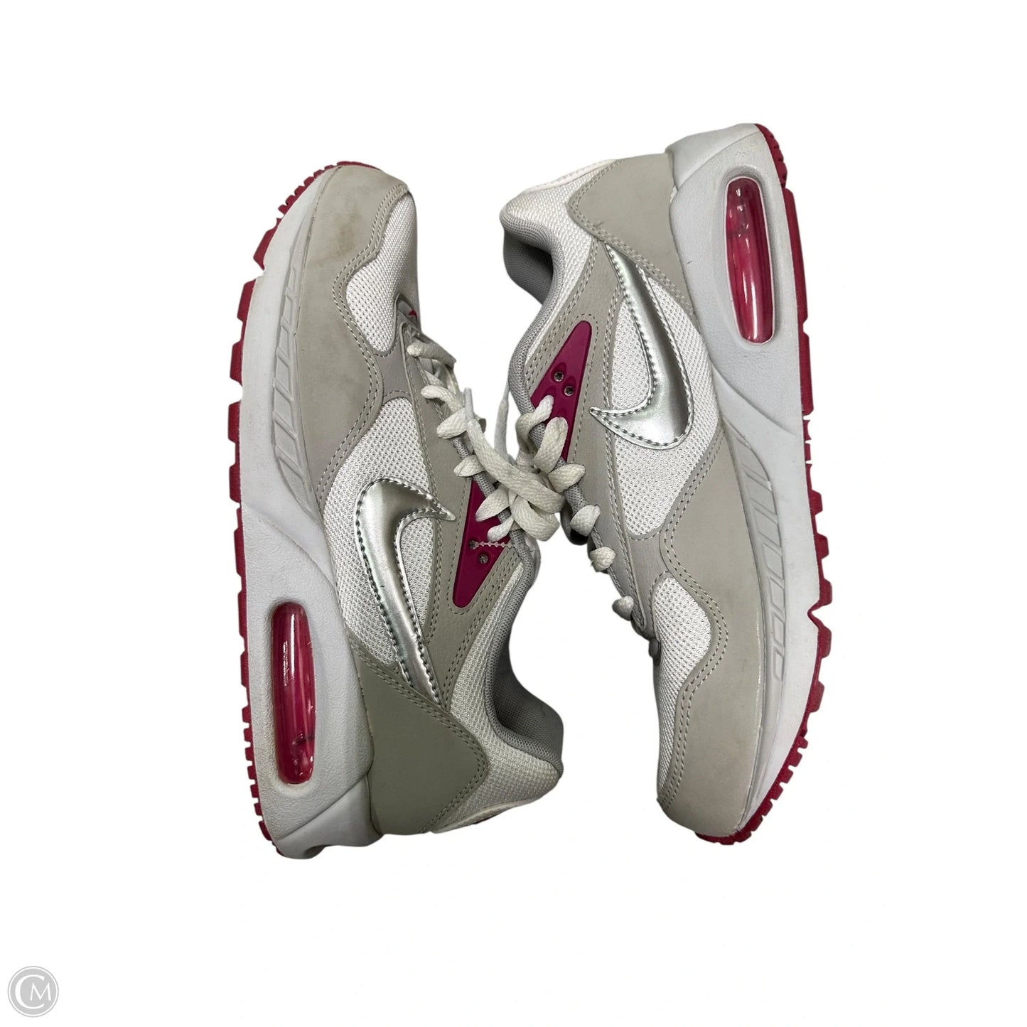 Shoes Athletic By Nike In Grey & Pink, Size: 9.5