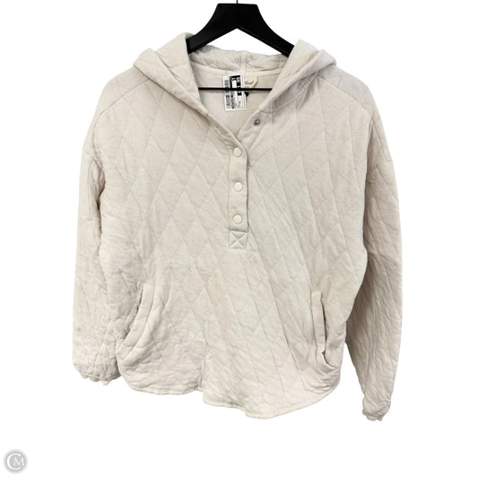 Sweatshirt Hoodie By Universal Thread In Ivory, Size: Xs