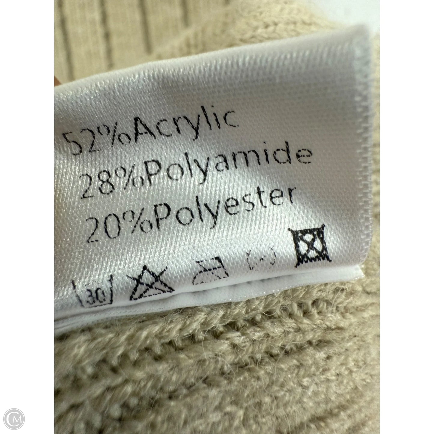 Sweater By Cme In Tan, Size: S