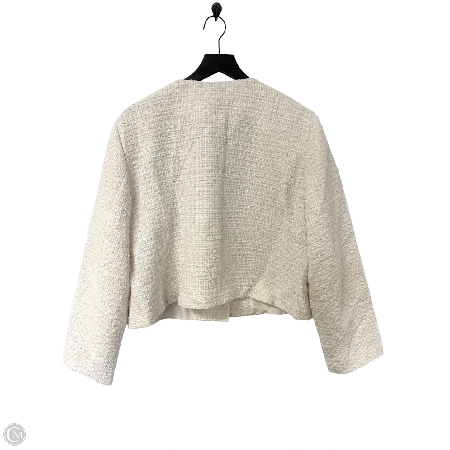 Blazer By H&m In Cream, Size: Xl