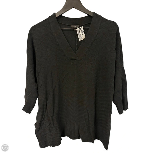 Sweater Short Sleeve By Ann Taylor In Black, Size: M