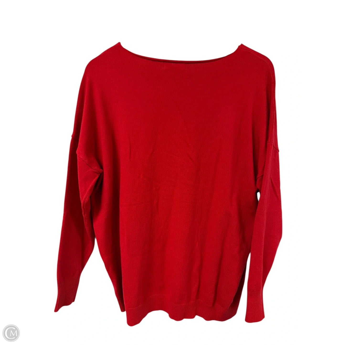 Sweater By Zenana In Red, Size: Xl