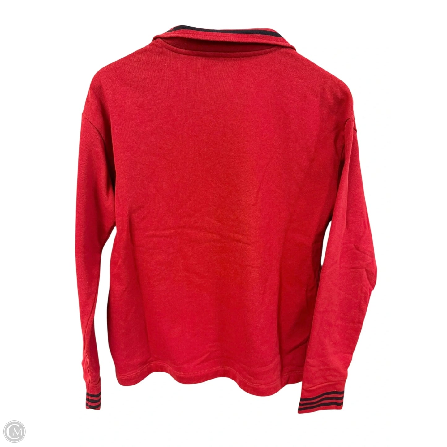 Sweatshirt Collar By Nautica In Blue & Red, Size: S