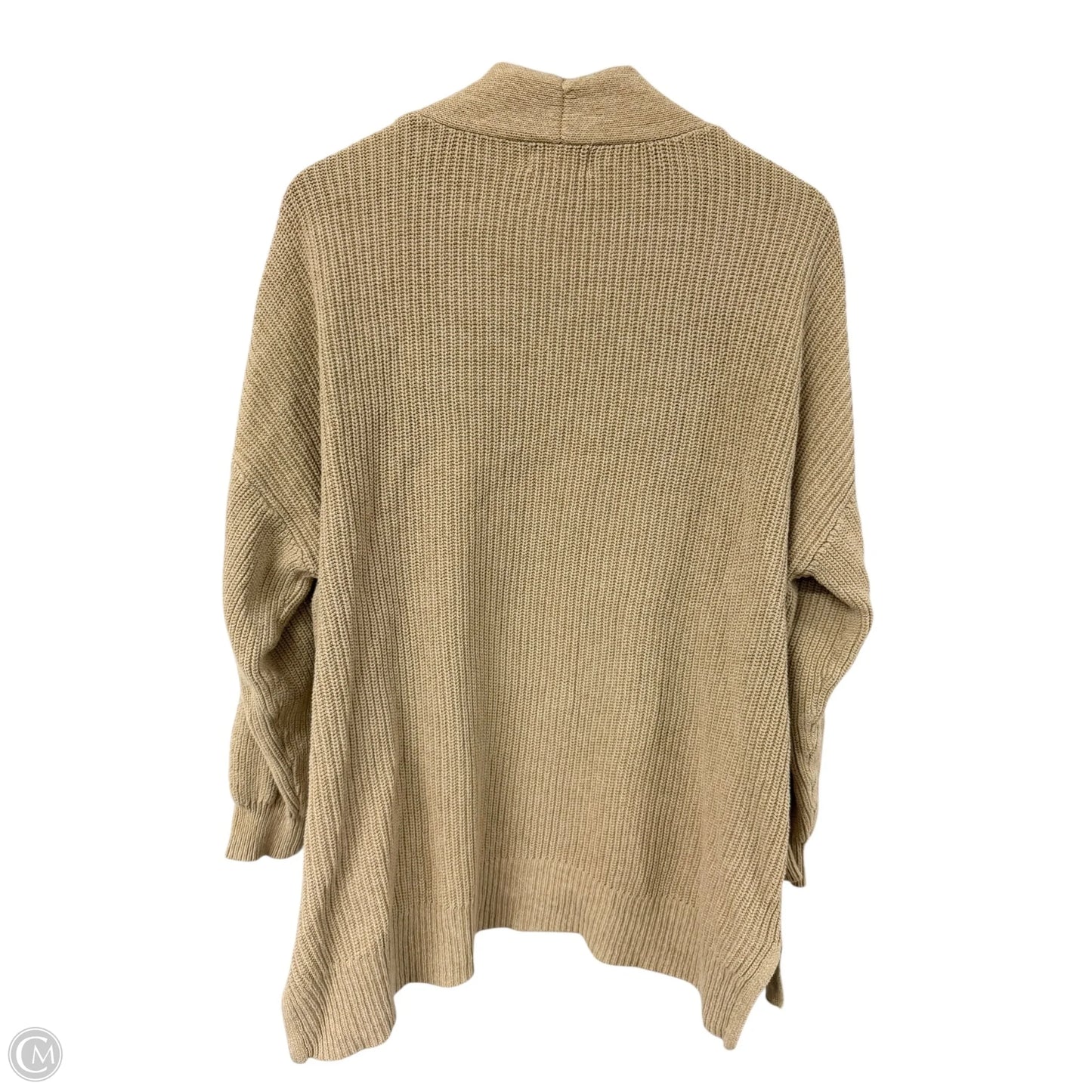 Sweater Cardigan By Universal Thread In Tan, Size: L