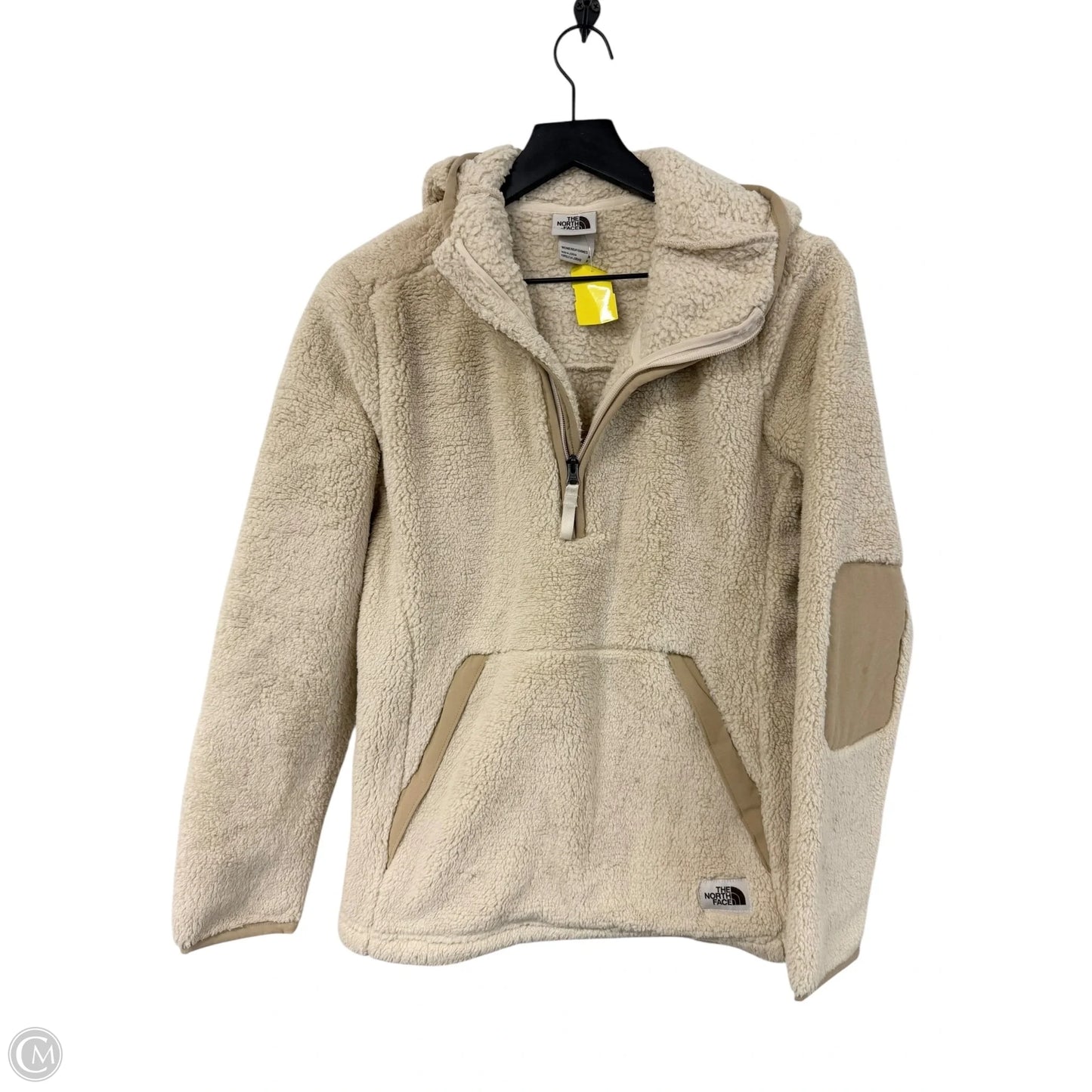 Sweatshirt Hoodie By The North Face In Tan, Size: M
