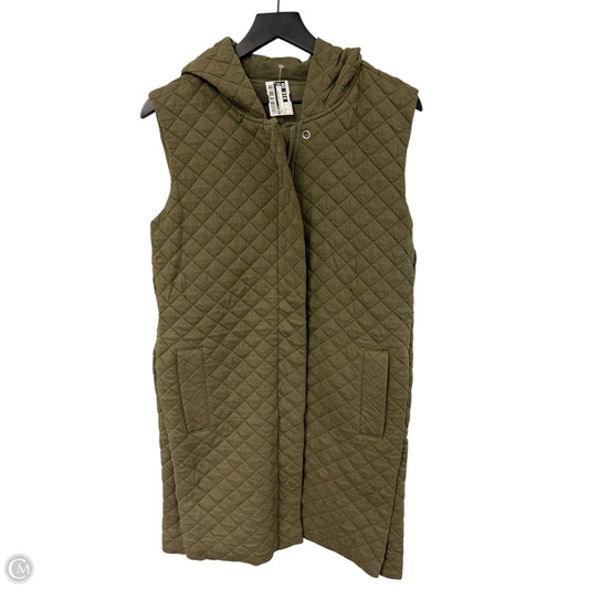 Vest Puffer & Quilted By Mono B In Green, Size: S
