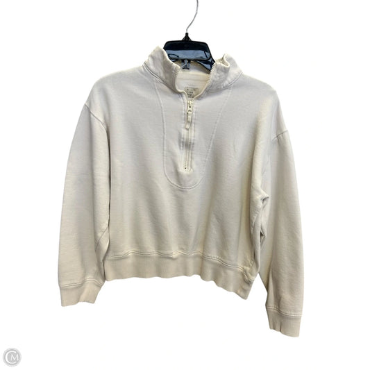 Sweatshirt Collar By A New Day In Ivory, Size: S
