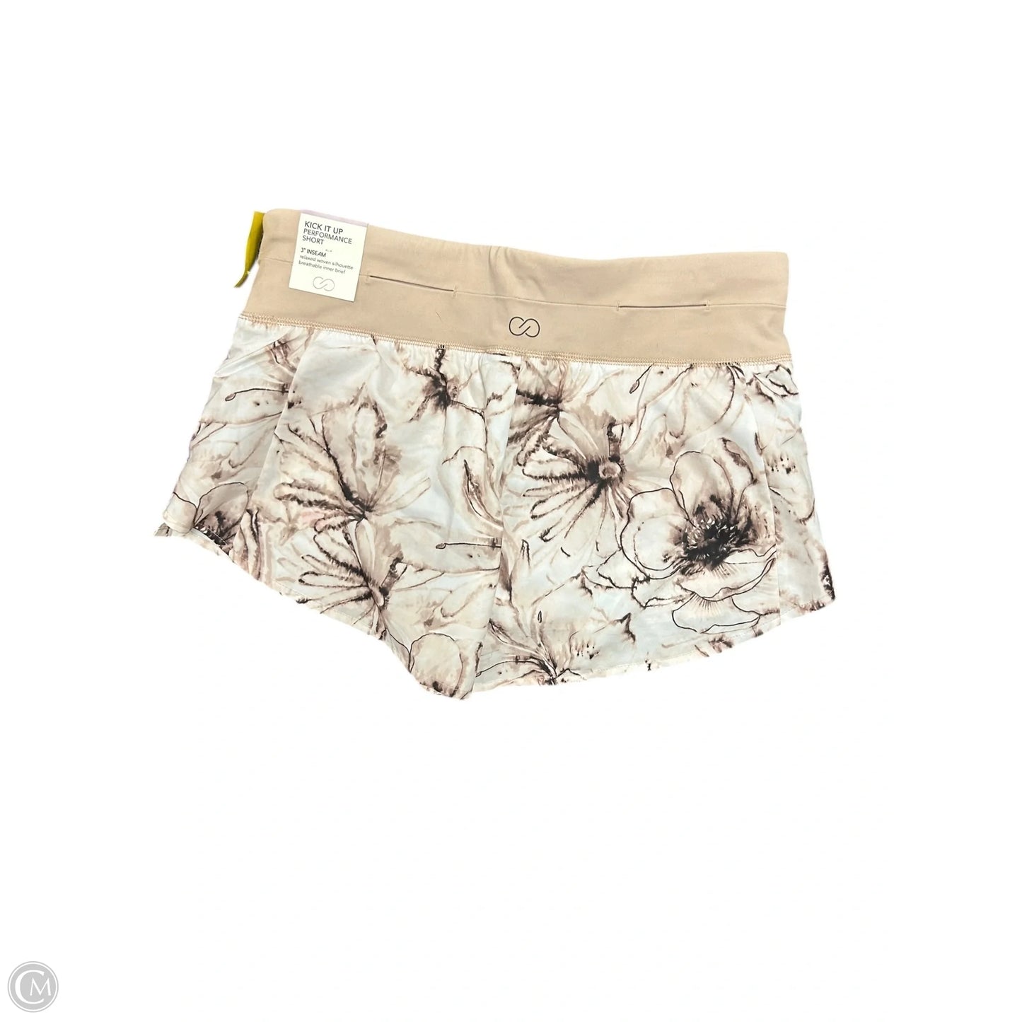 Athletic Shorts By Calia In Brown & White, Size: S