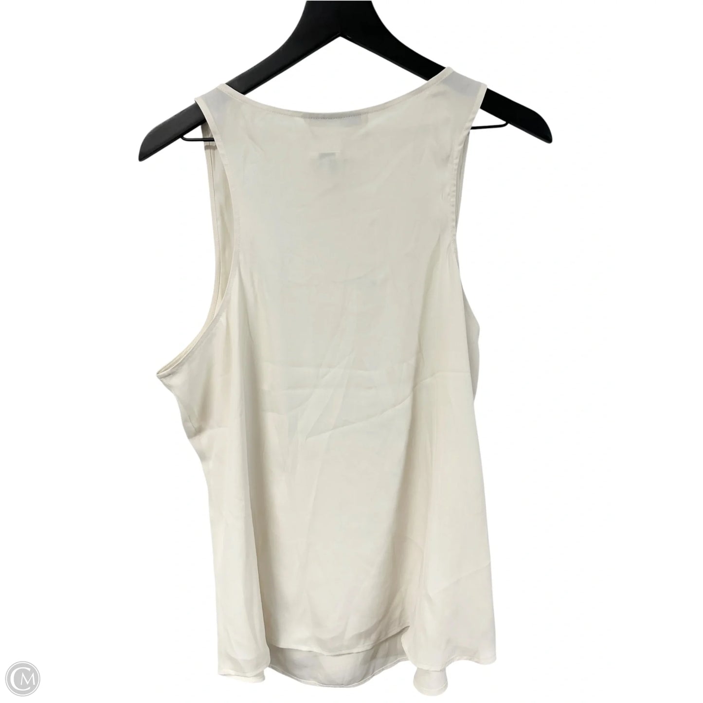 Top Sleeveless By Loft In Cream, Size: Xl