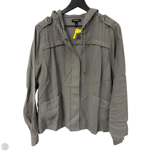 Jacket Other By Torrid In Grey, Size: L