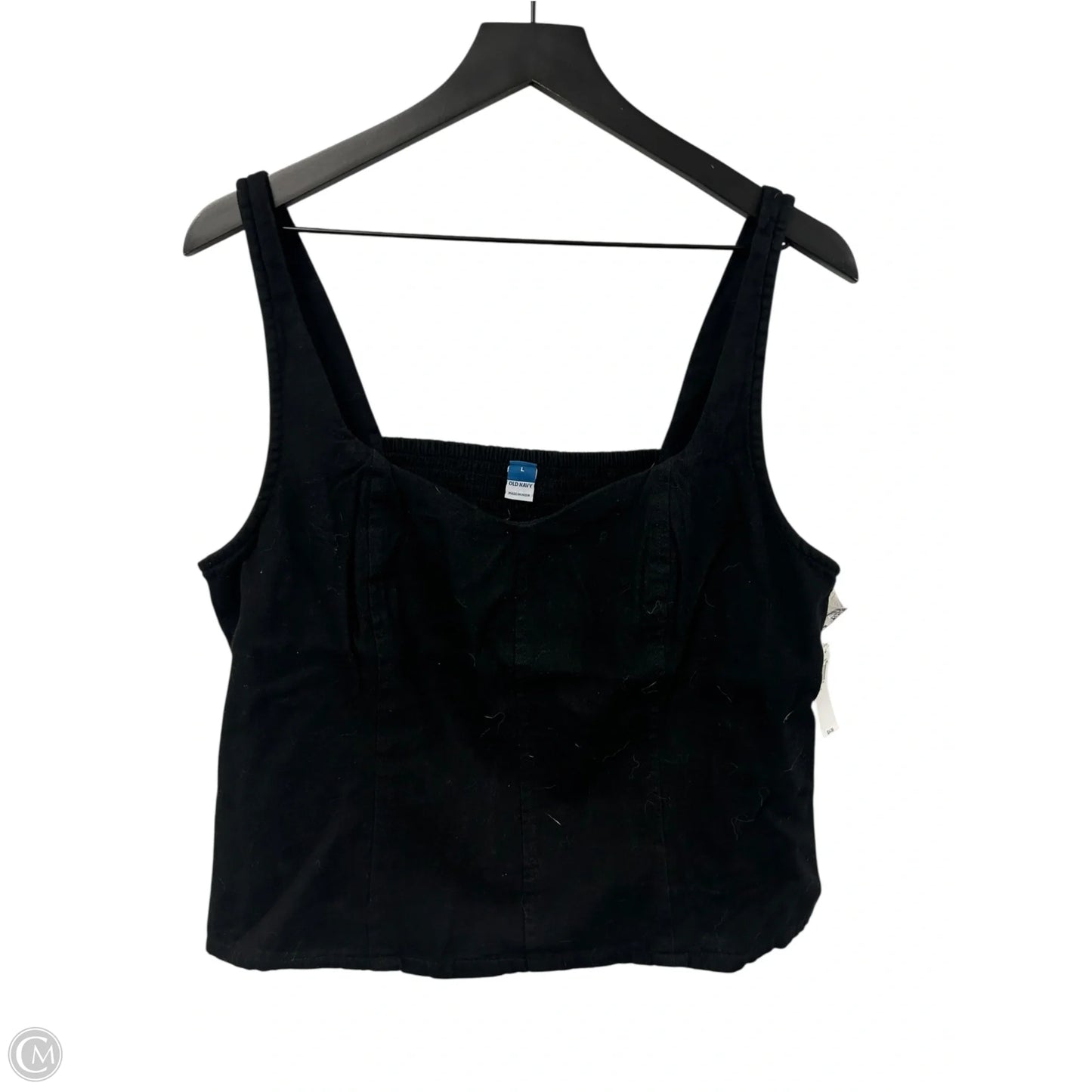 Top Sleeveless By Old Navy In Black, Size: L