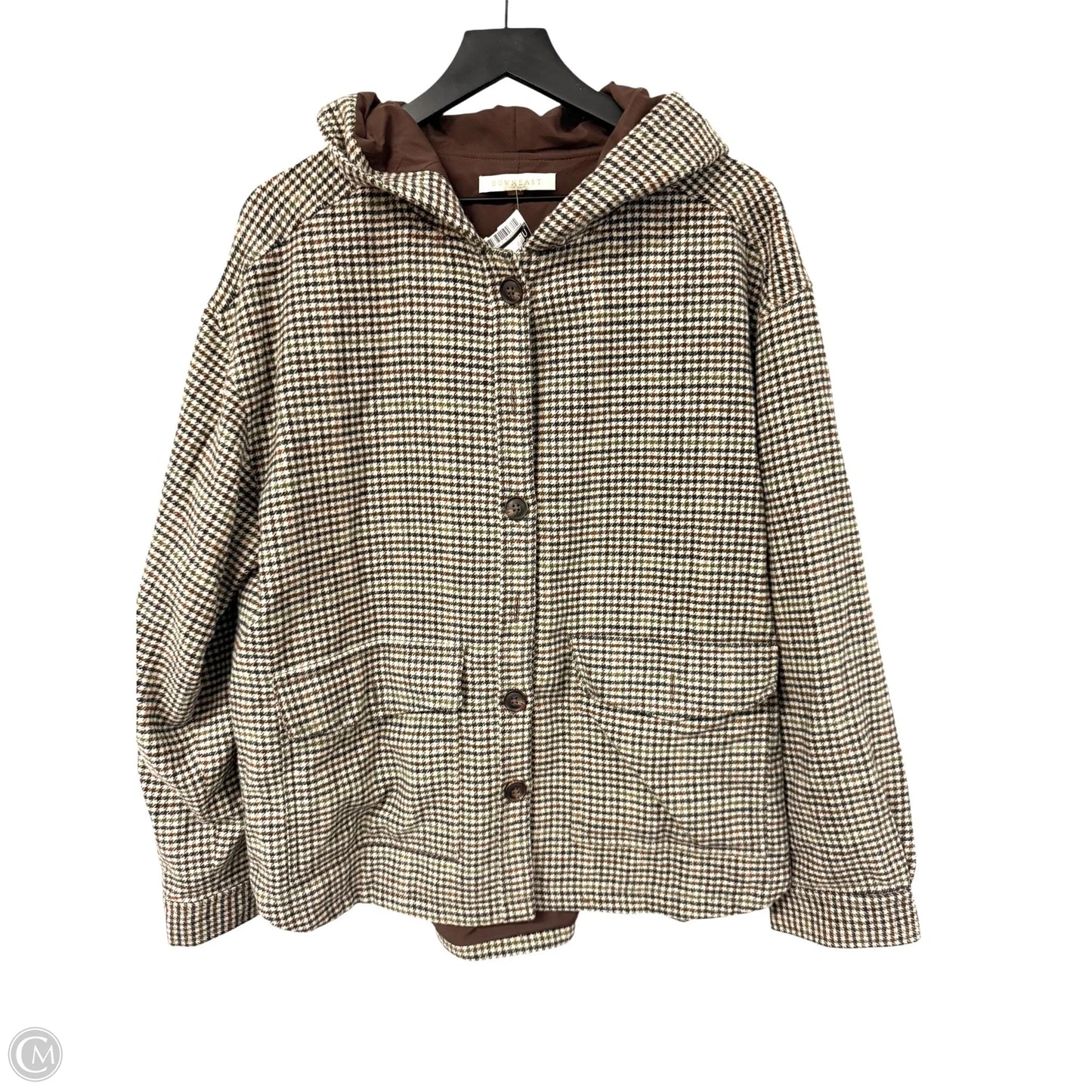 Jacket Other By Downeast In Brown & Green, Size: L