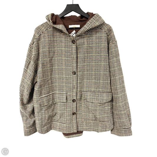 Jacket Other By Downeast In Brown & Green, Size: L