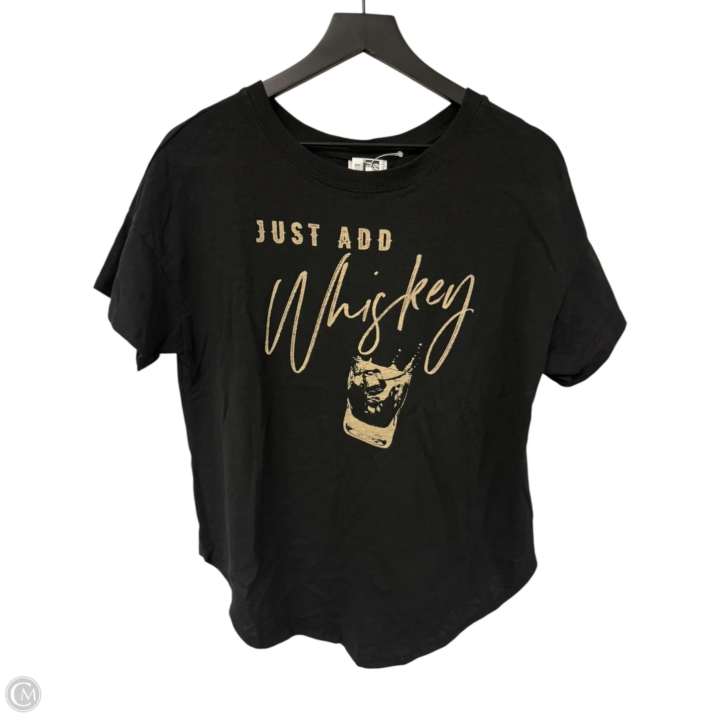 Top Short Sleeve By Shyanne In Black, Size: Xl