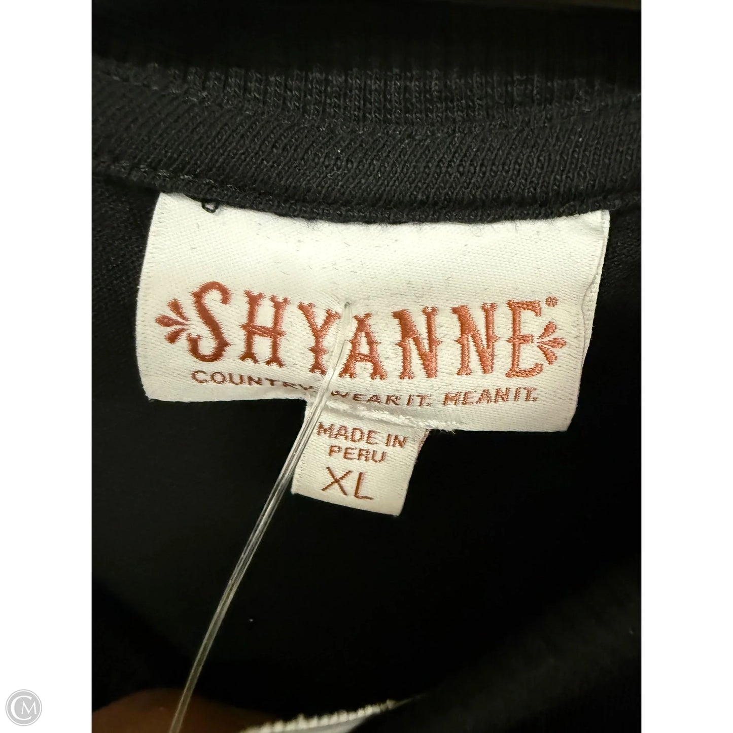 Top Short Sleeve By Shyanne In Black, Size: Xl